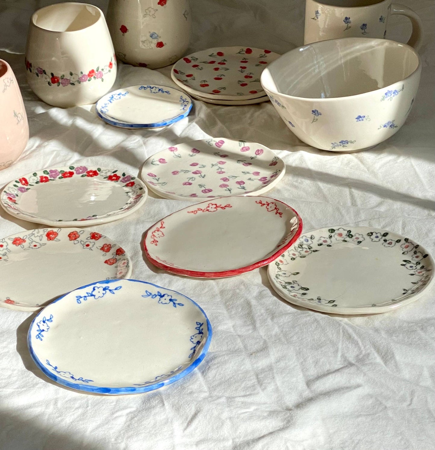 Wild Flowers Ceramic Bowl