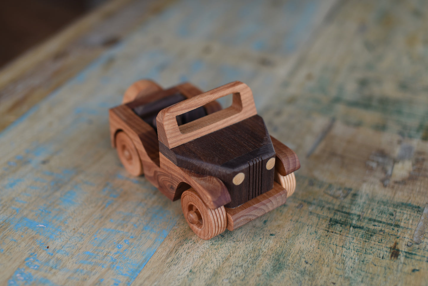 Handmade Wood Jeep