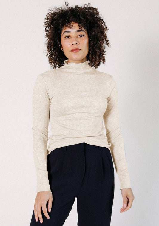 Modal Ribbed Turtleneck