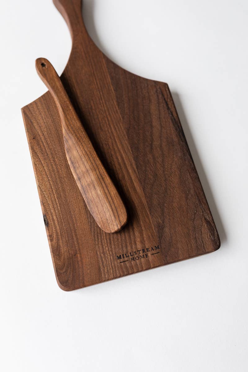 Cheese Board with Wooden Spreader