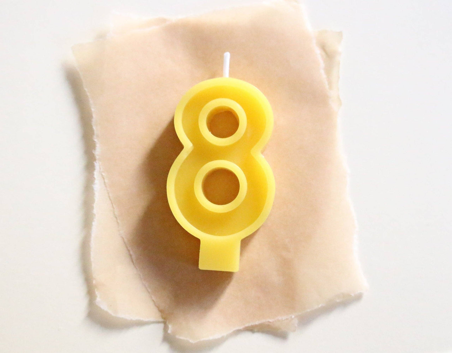Birthday Beeswax Number Candles
