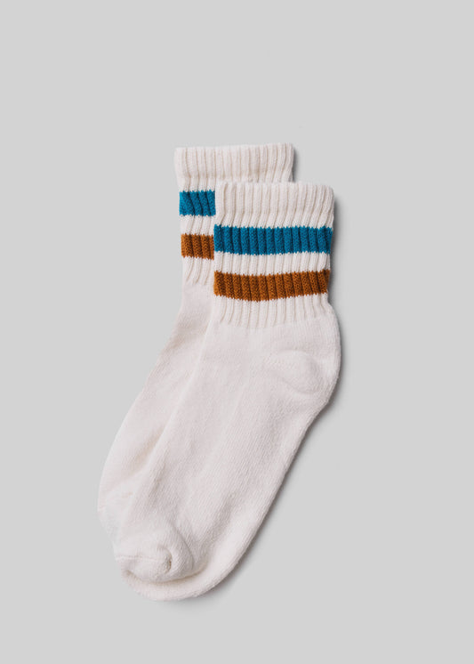 The Retro Stripe Quarter Crew Sock