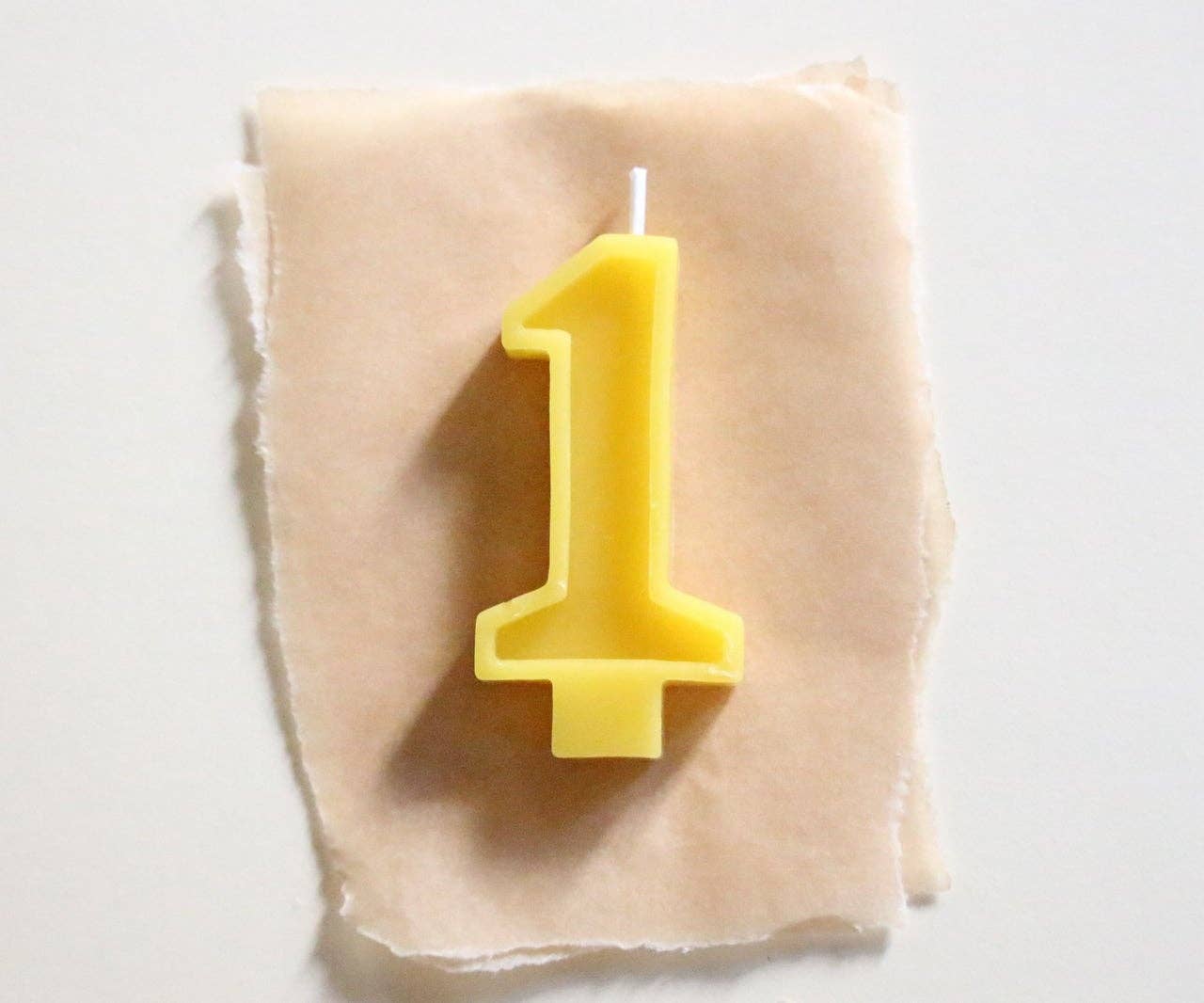Birthday Beeswax Number Candles