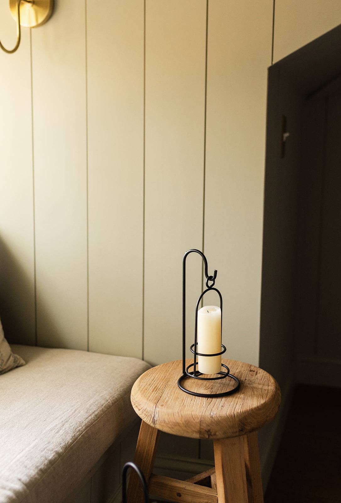 Candle Holder w/ Hanging Hook
