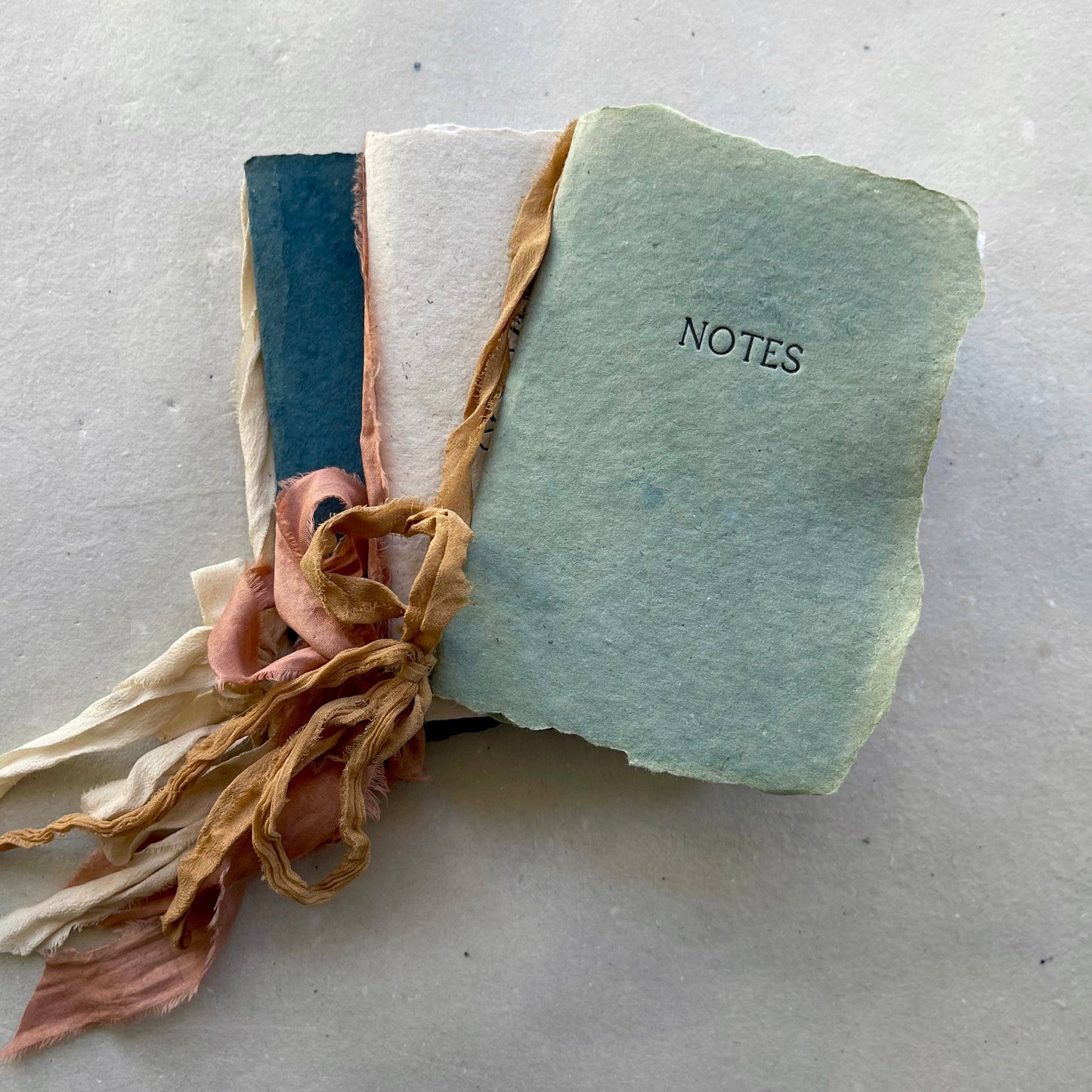 Handmade Ribbon Mini Journal