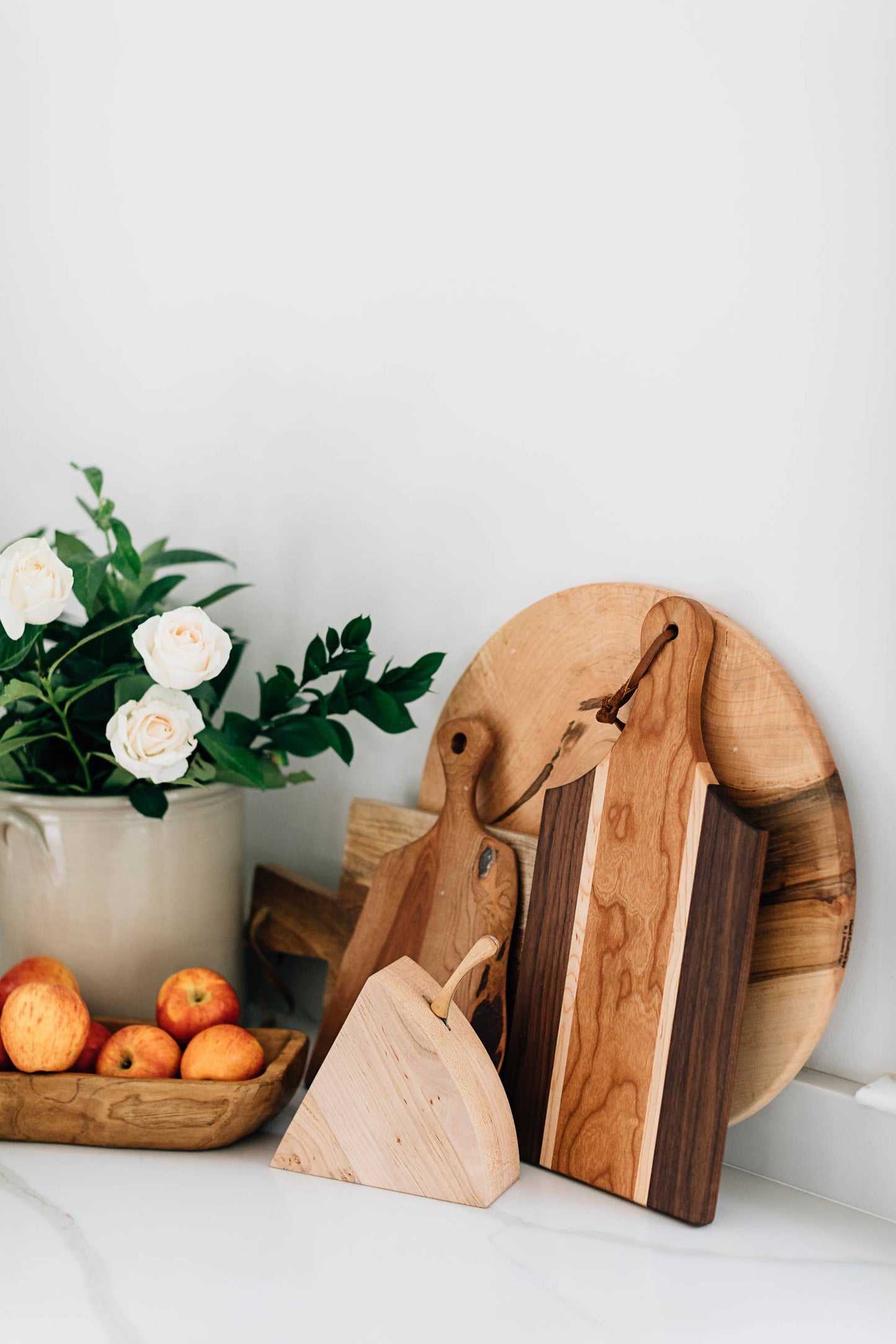 Triple Wood Cutting Board