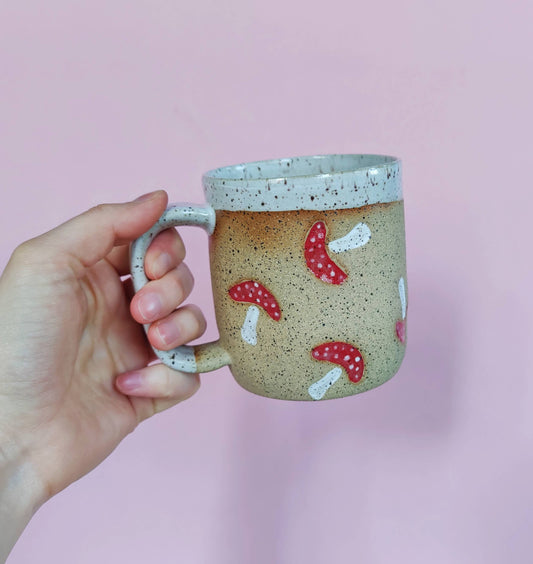 Mushroom Stamp Mug