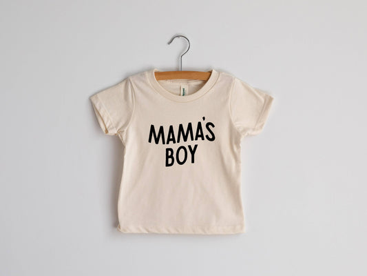 Mama's Boy Cream Organic Baby & Kids Tee