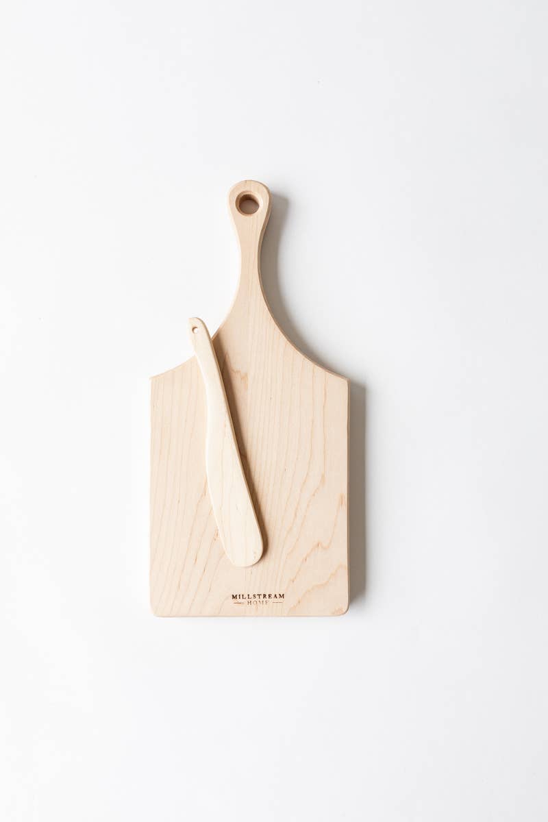 Cheese Board with Wooden Spreader