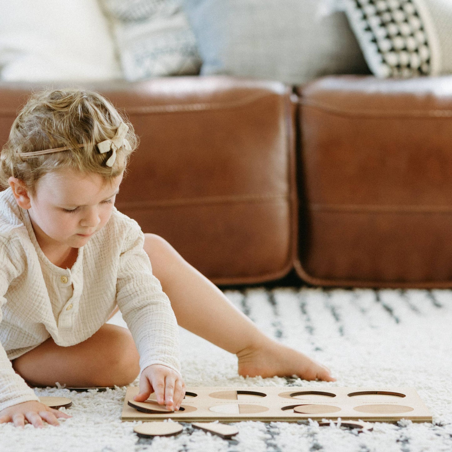 Wooden Moon Phase Puzzle