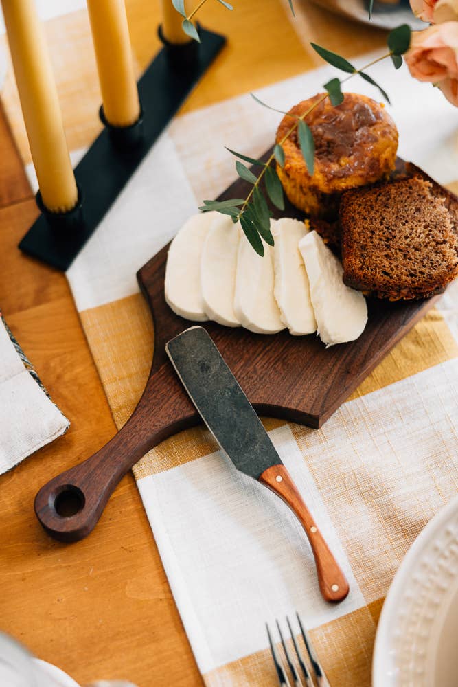 Cheese Board with Wooden Spreader