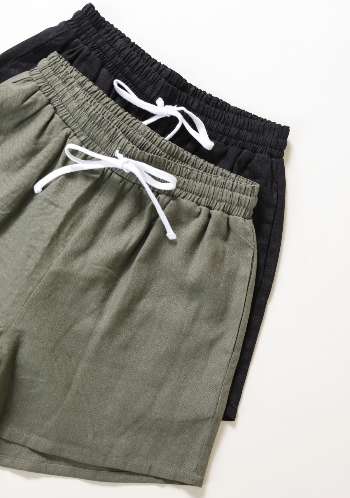 Linen Tie Shorts