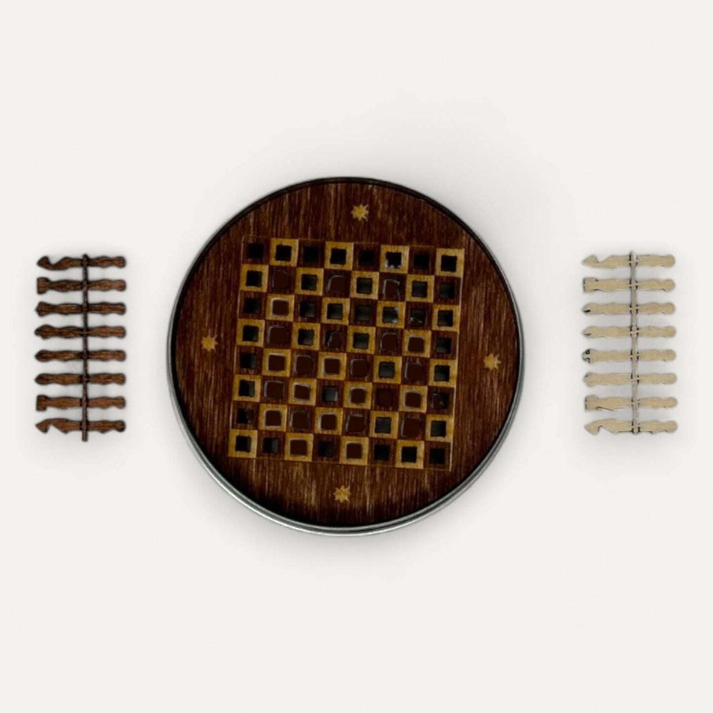 Chess Round Game Tin