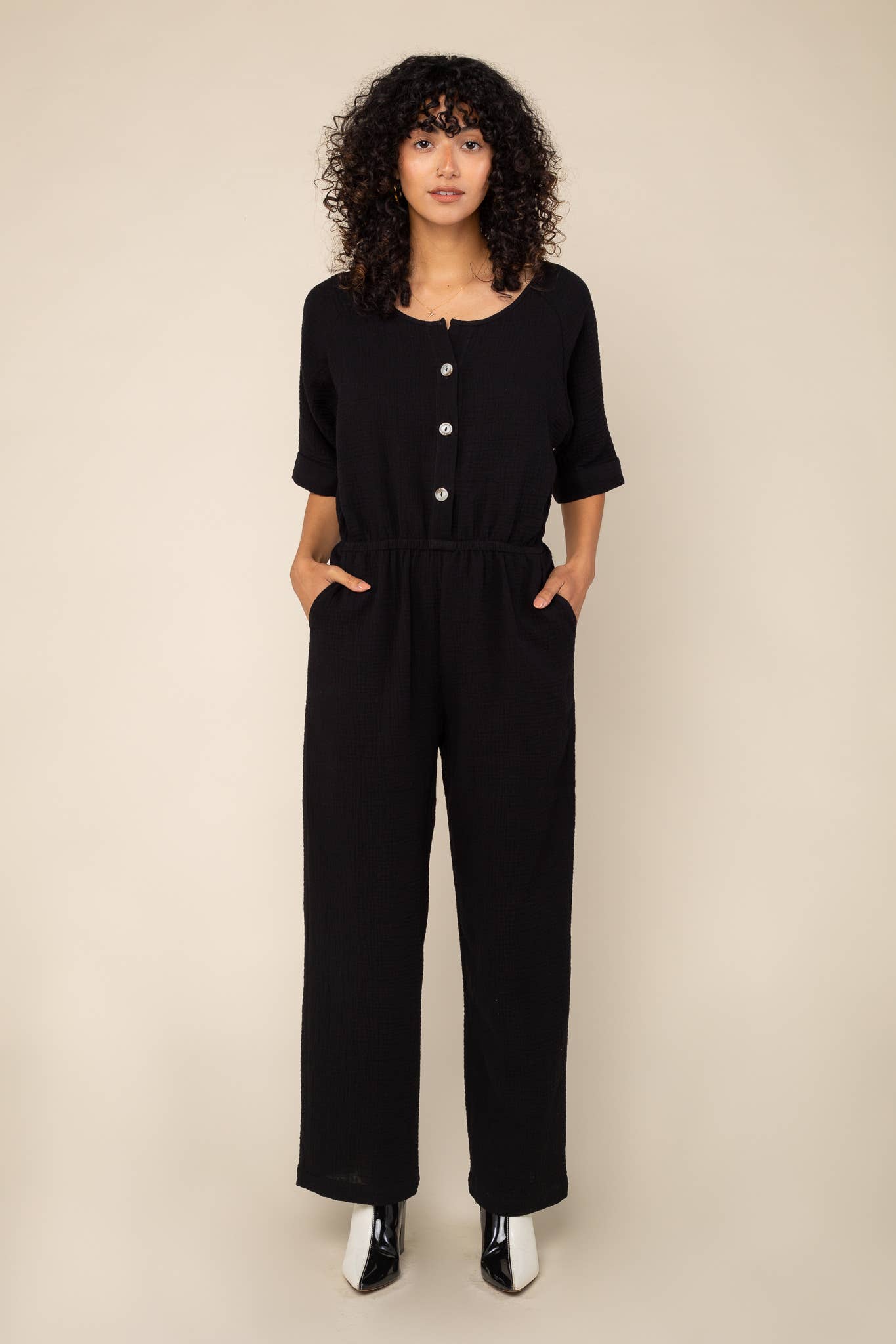 Millie Cotton Gauze Jumpsuit