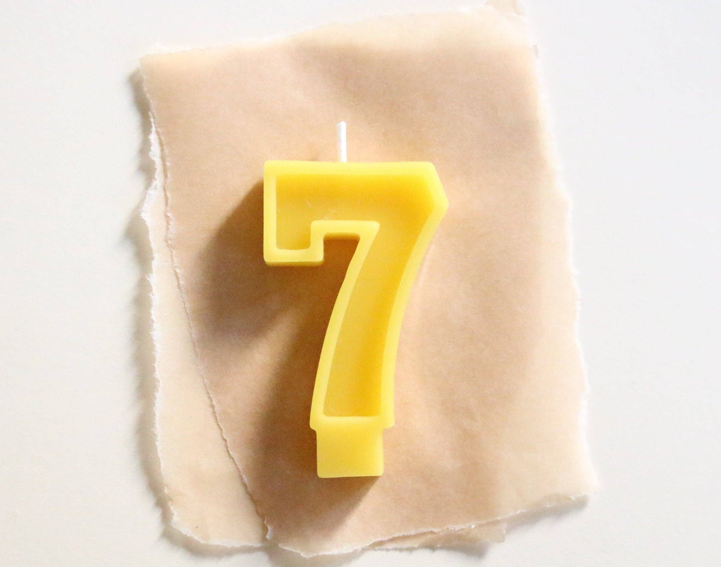 Birthday Beeswax Number Candles