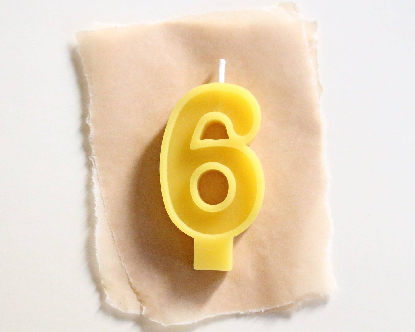 Birthday Beeswax Number Candles