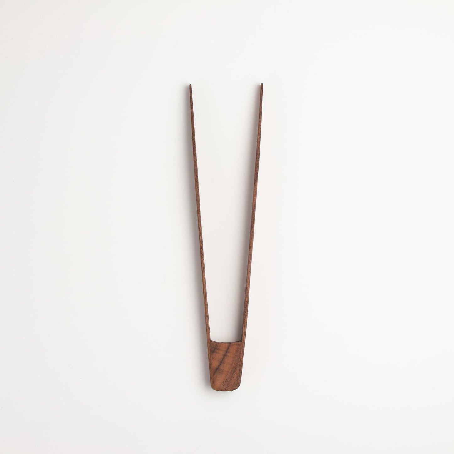 Wood Kitchen Tongs - Walnut