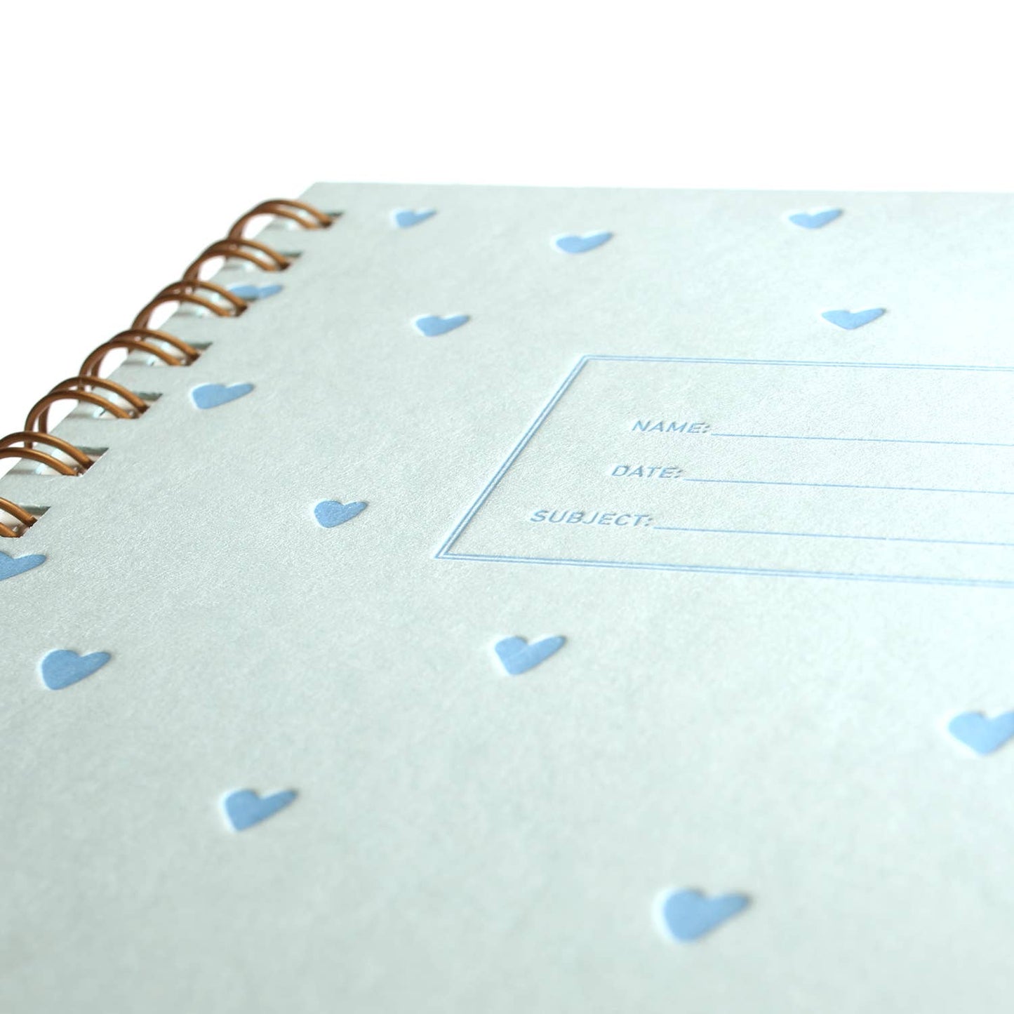 Blue Hearts Notebook