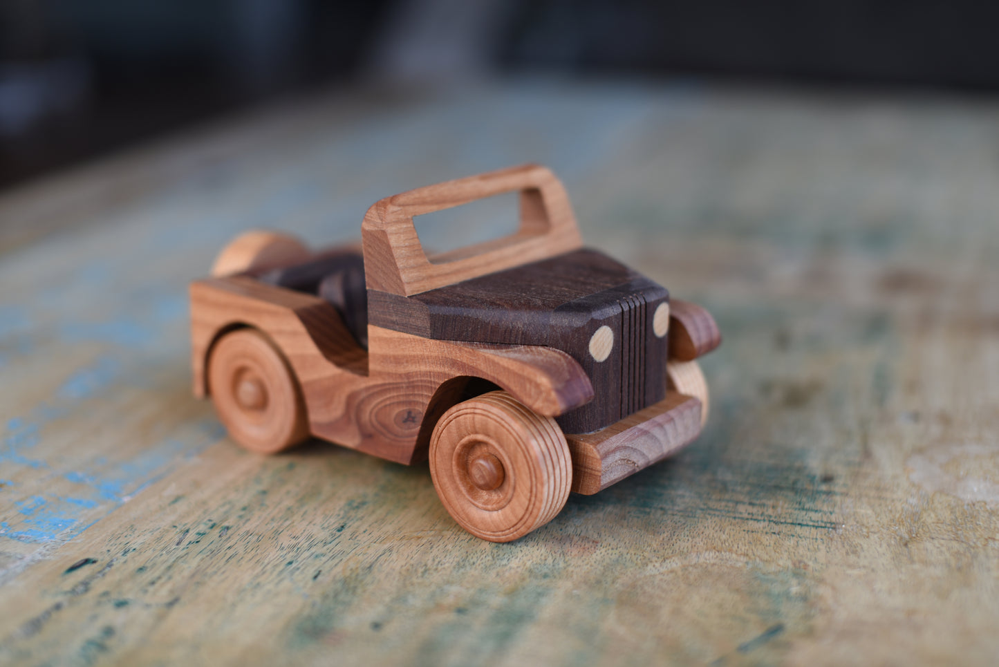 Handmade Wood Jeep