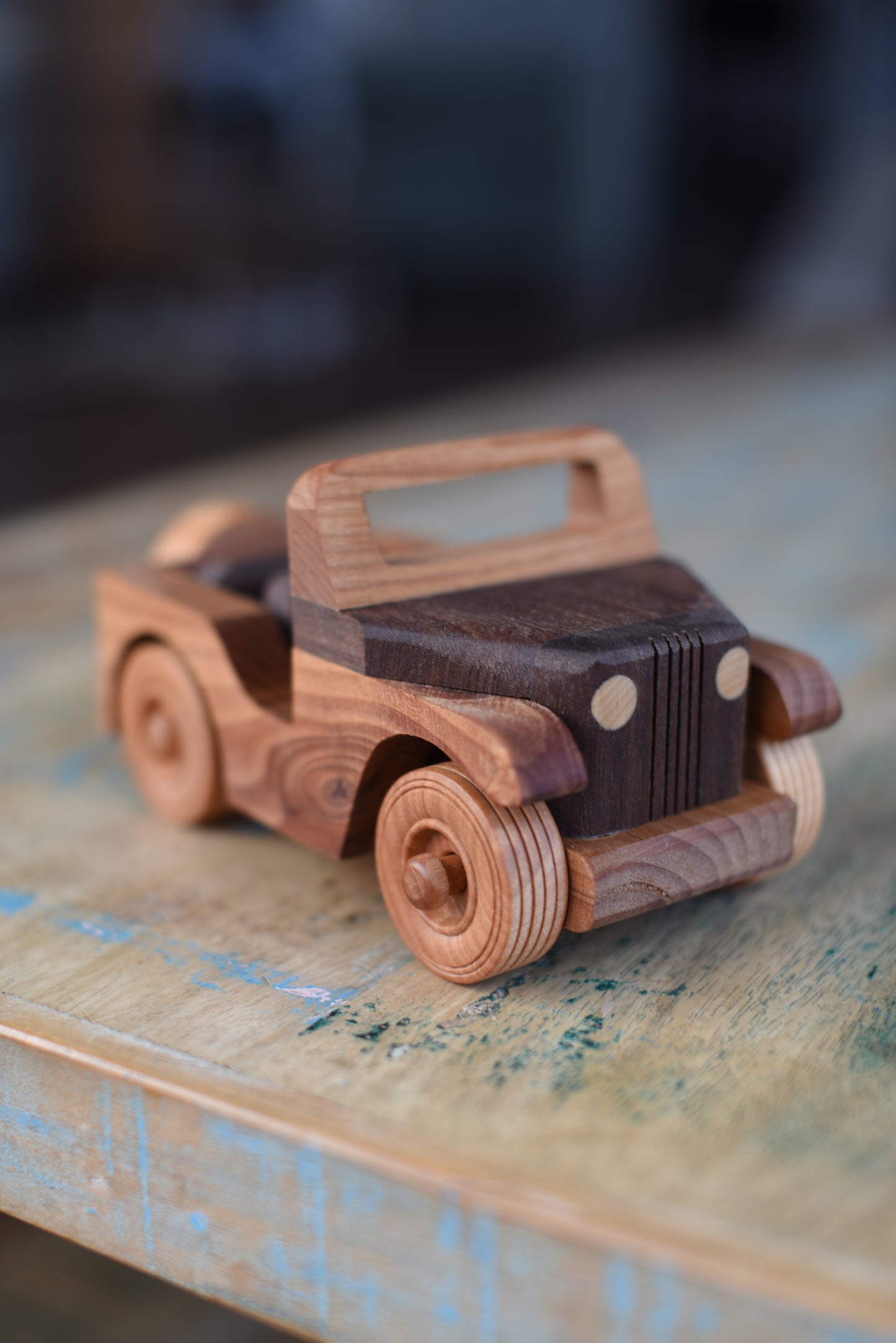 Handmade Wood Jeep
