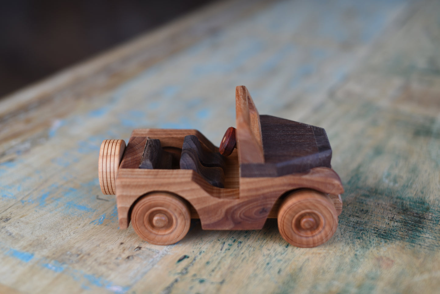Handmade Wood Jeep