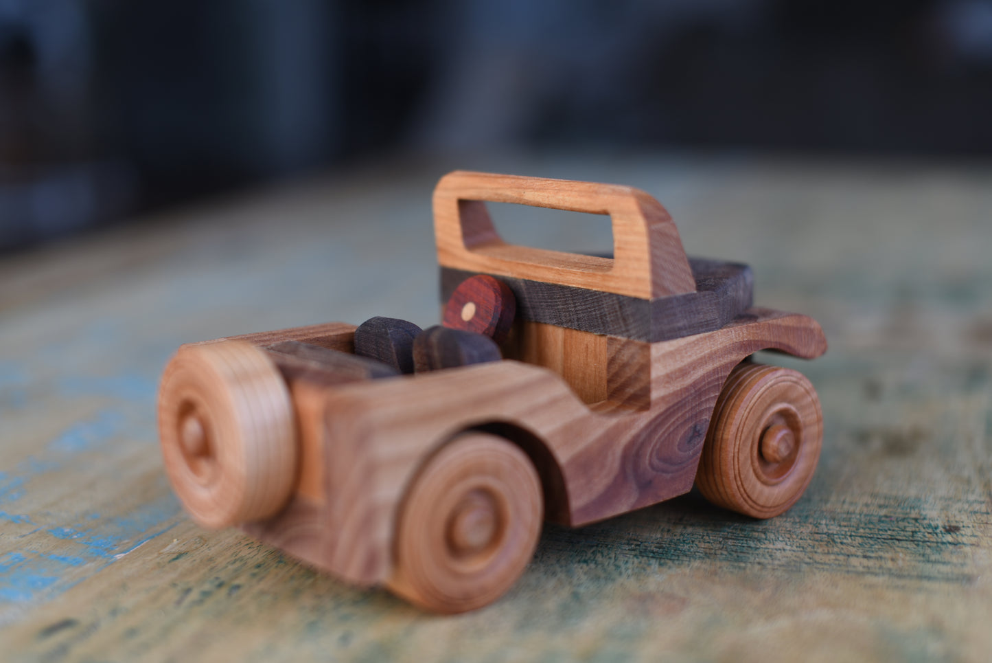 Handmade Wood Jeep