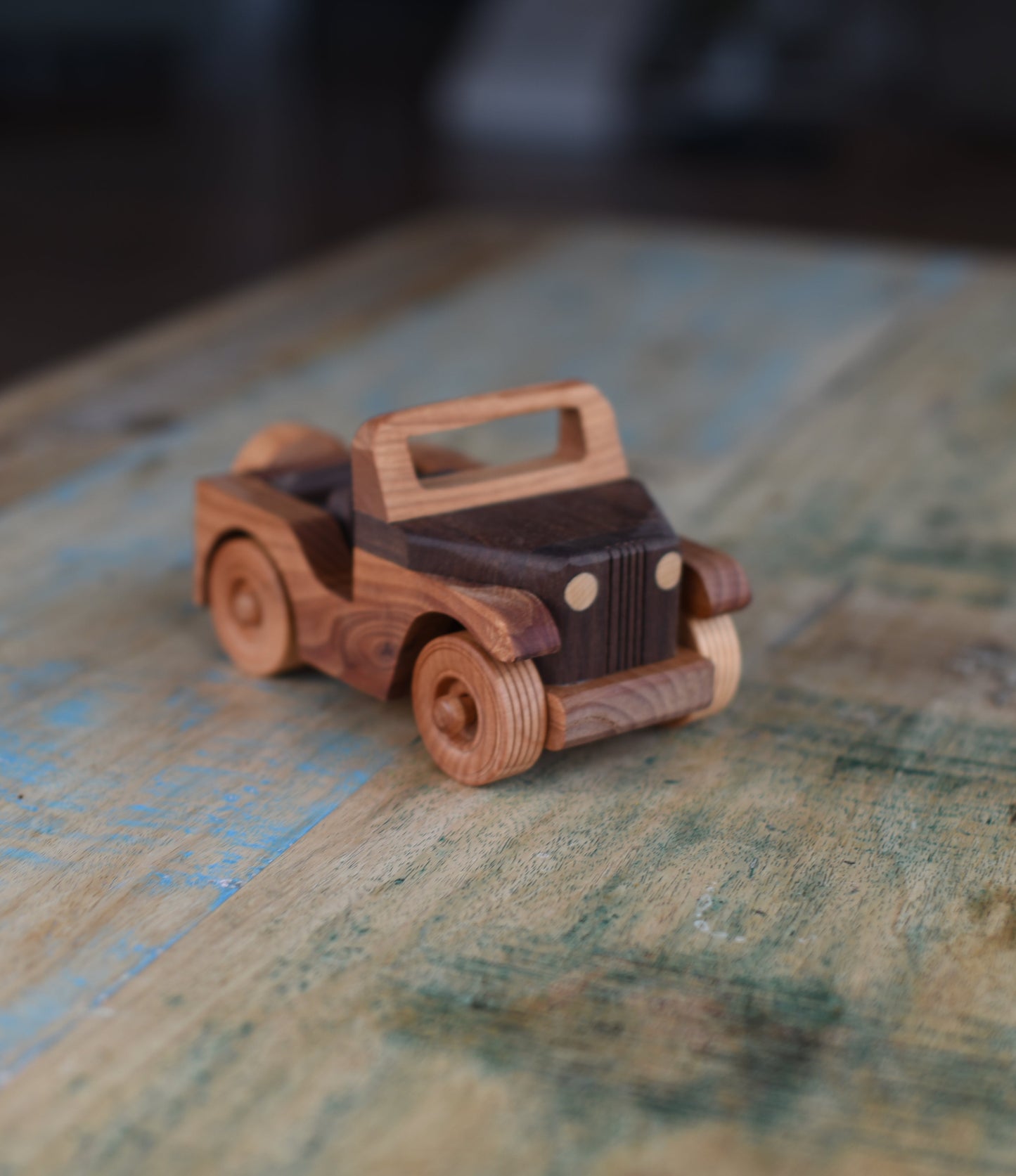 Handmade Wood Jeep