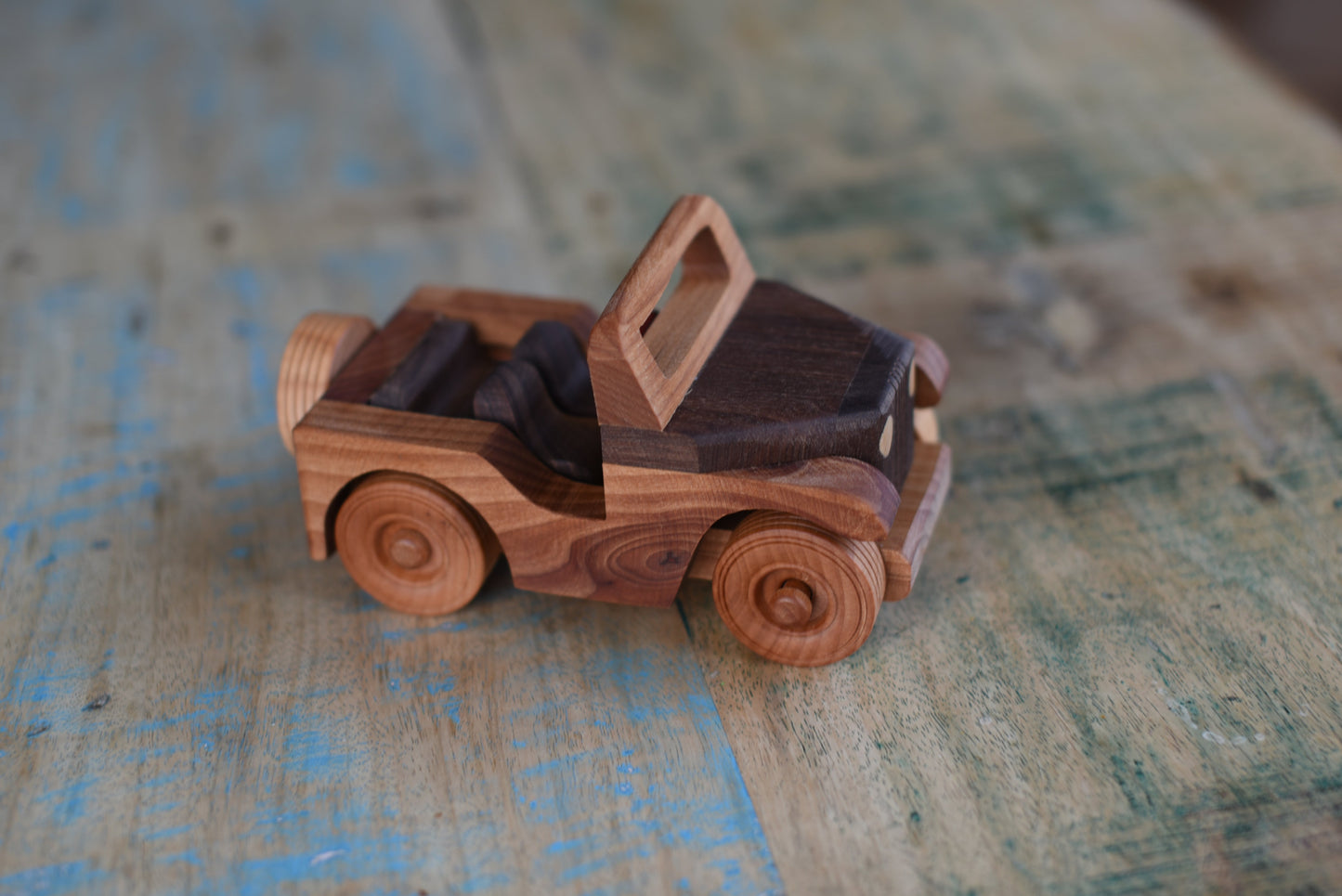 Handmade Wood Jeep
