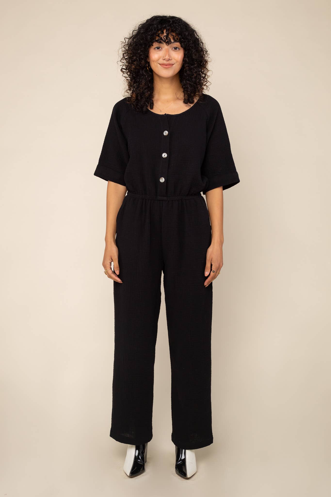 Millie Cotton Gauze Jumpsuit