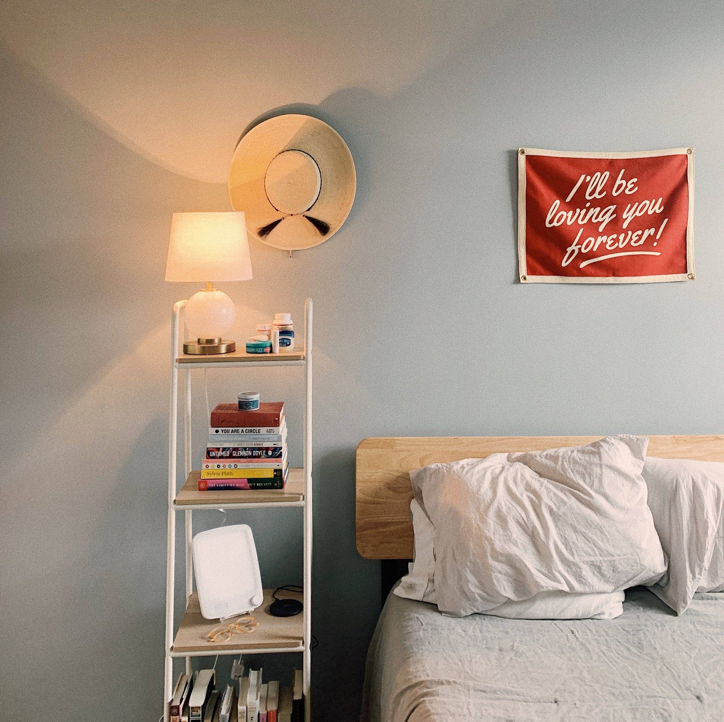 I'll Be Loving You Forever Camp Flag