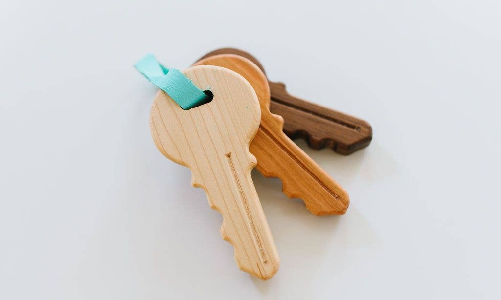 Wooden Toy Keys