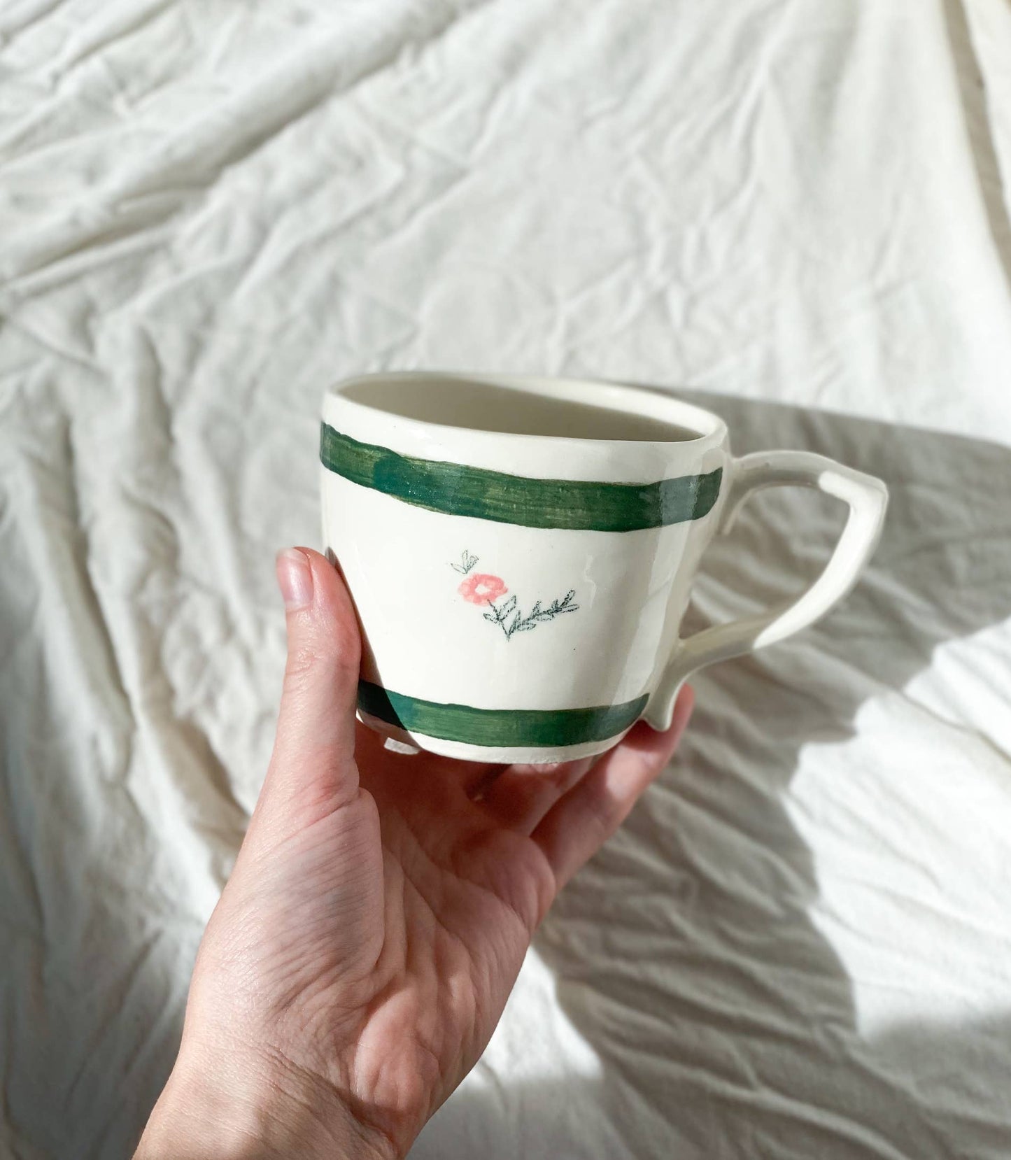 Cornflower Hand-painted Mug
