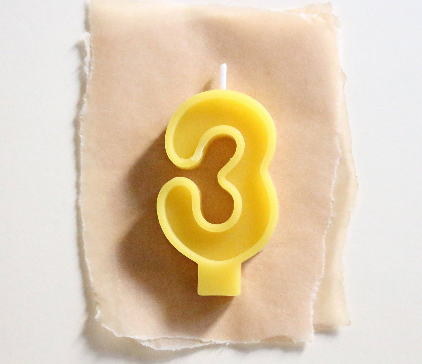 Birthday Beeswax Number Candles