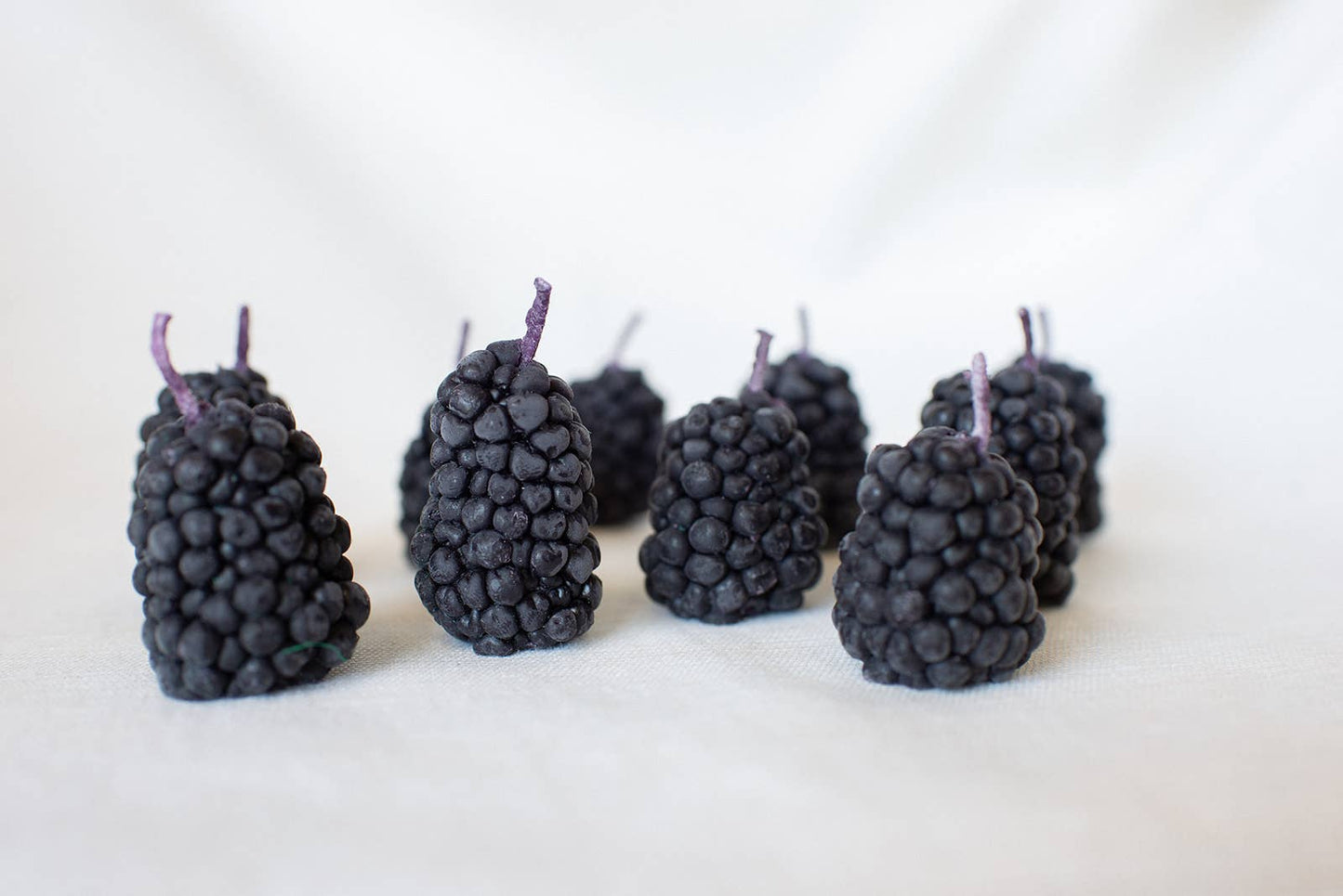 Blackberry Beeswax Birthday Candles