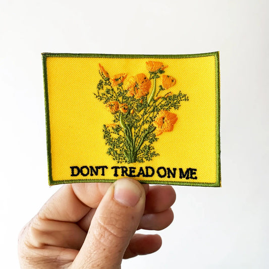 Don't Tread On Me Poppies Patch