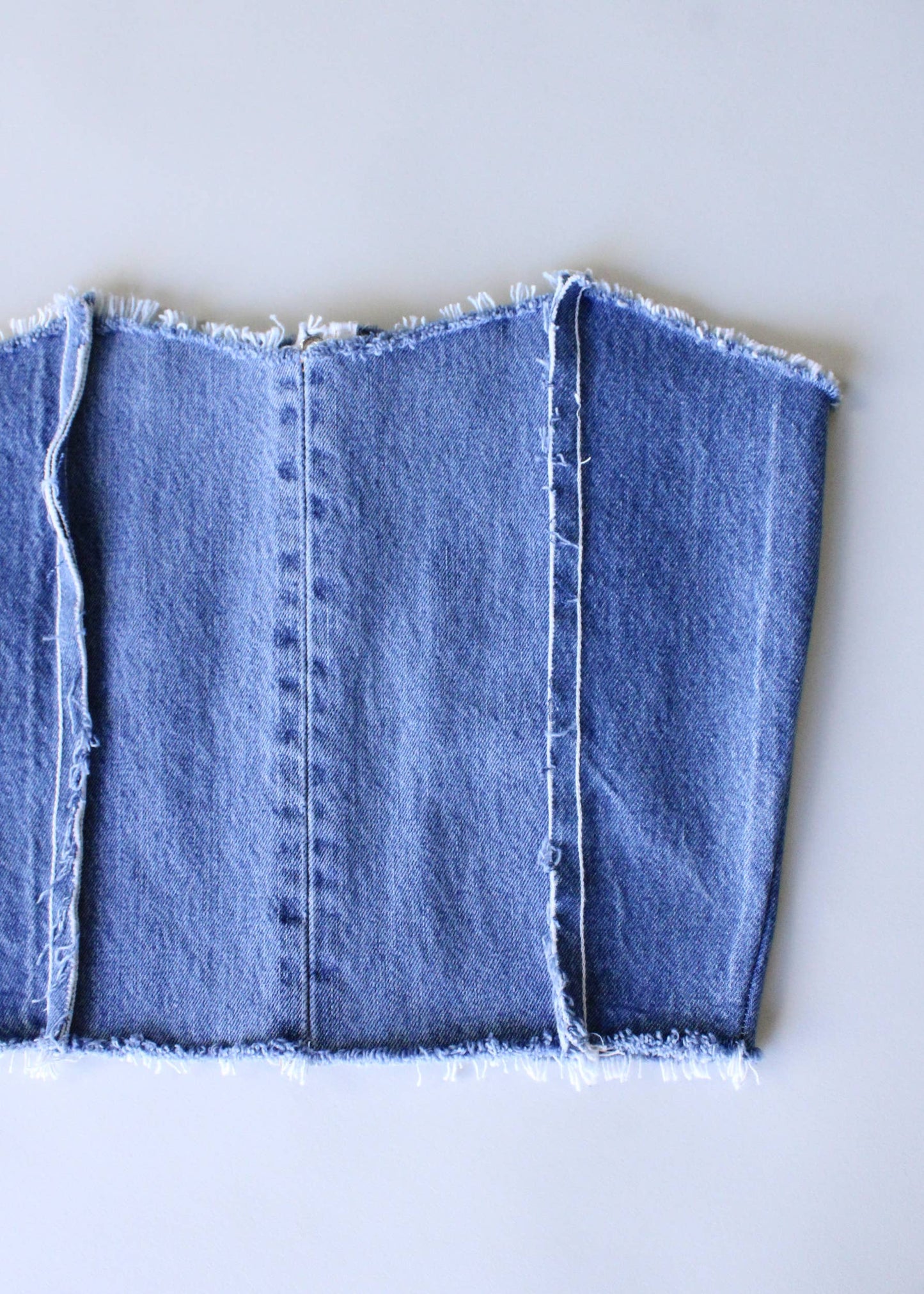 Recycled Denim Bustier