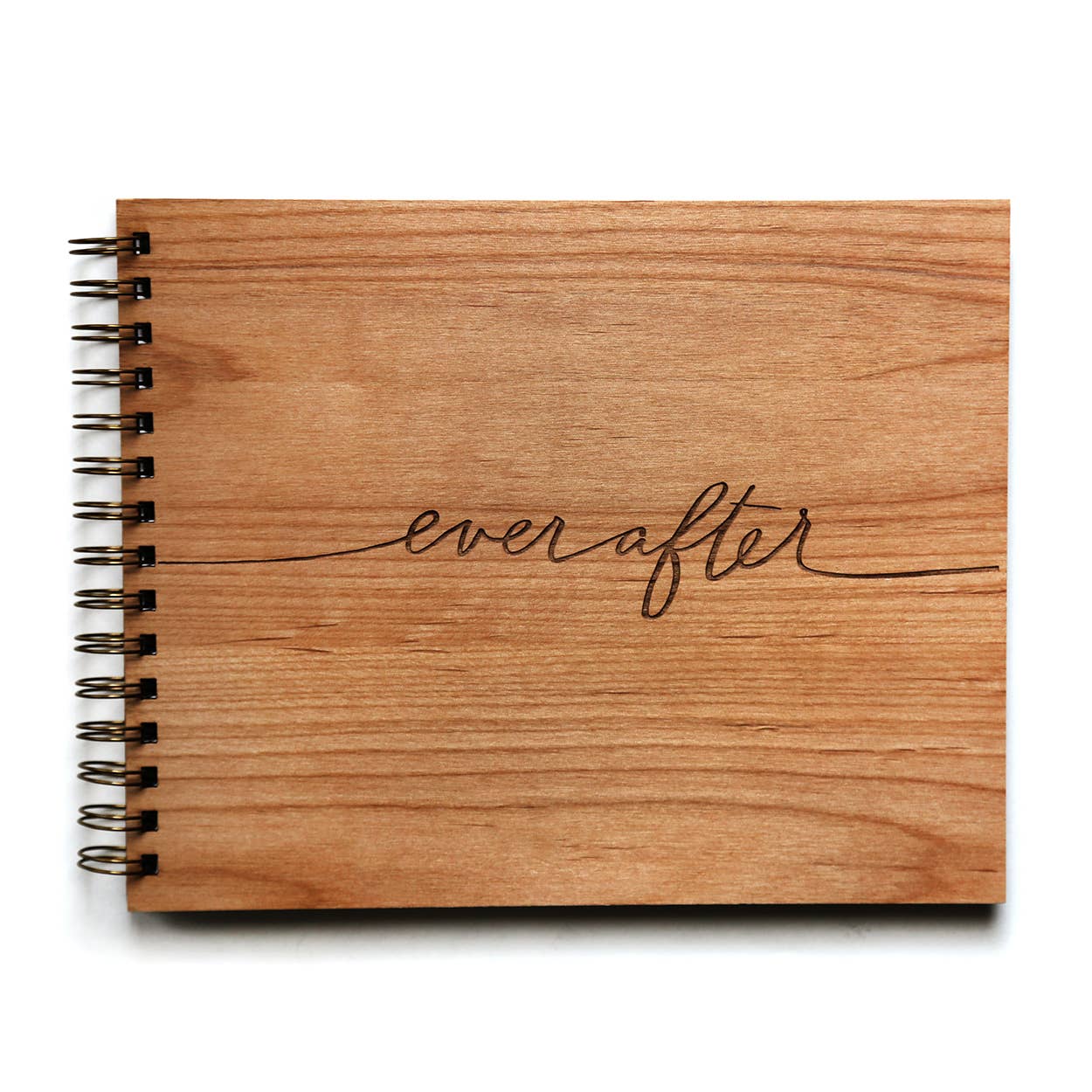 Ever After Wood Guest Book