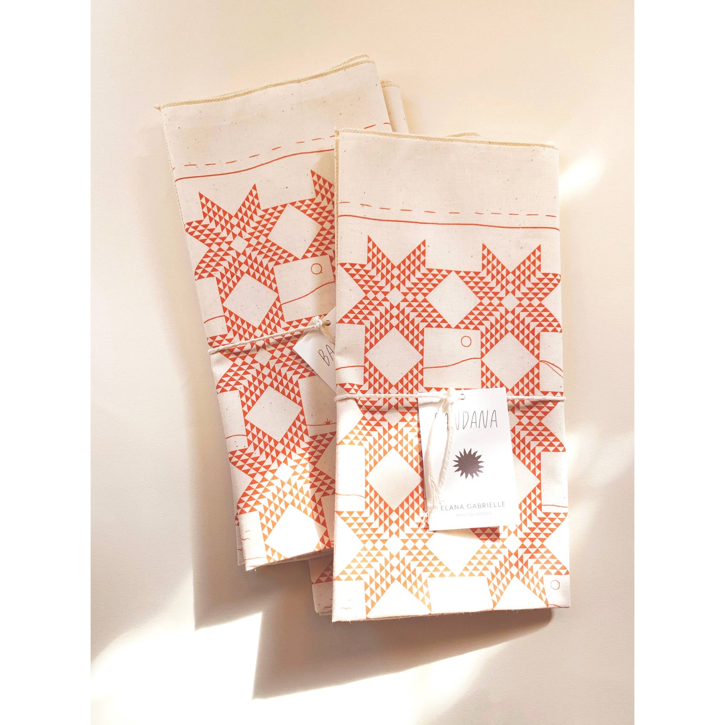 Geometric Star Quilt Bandana