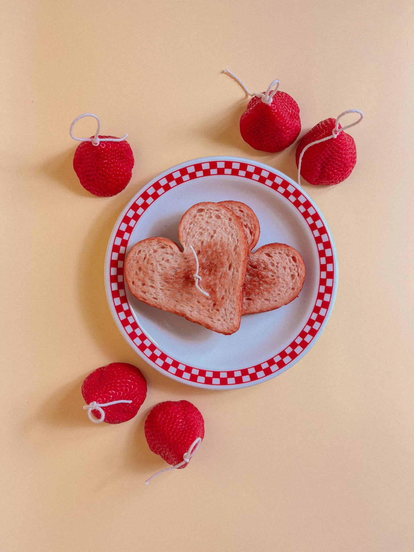 Heart-Shaped Toast Candle