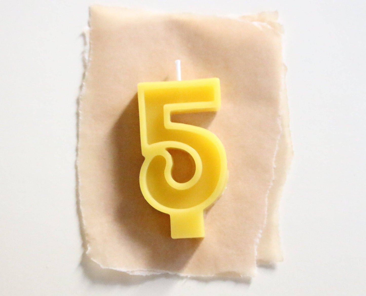 Birthday Beeswax Number Candles