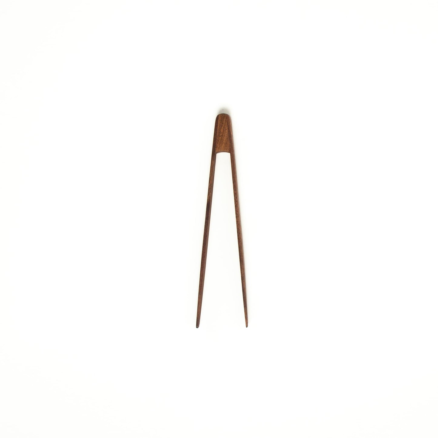 Wood Kitchen Tongs - Walnut