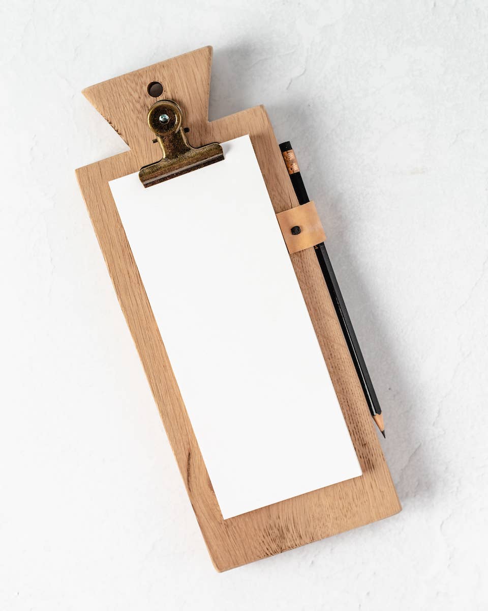 Memo Pad Clipboard Holder