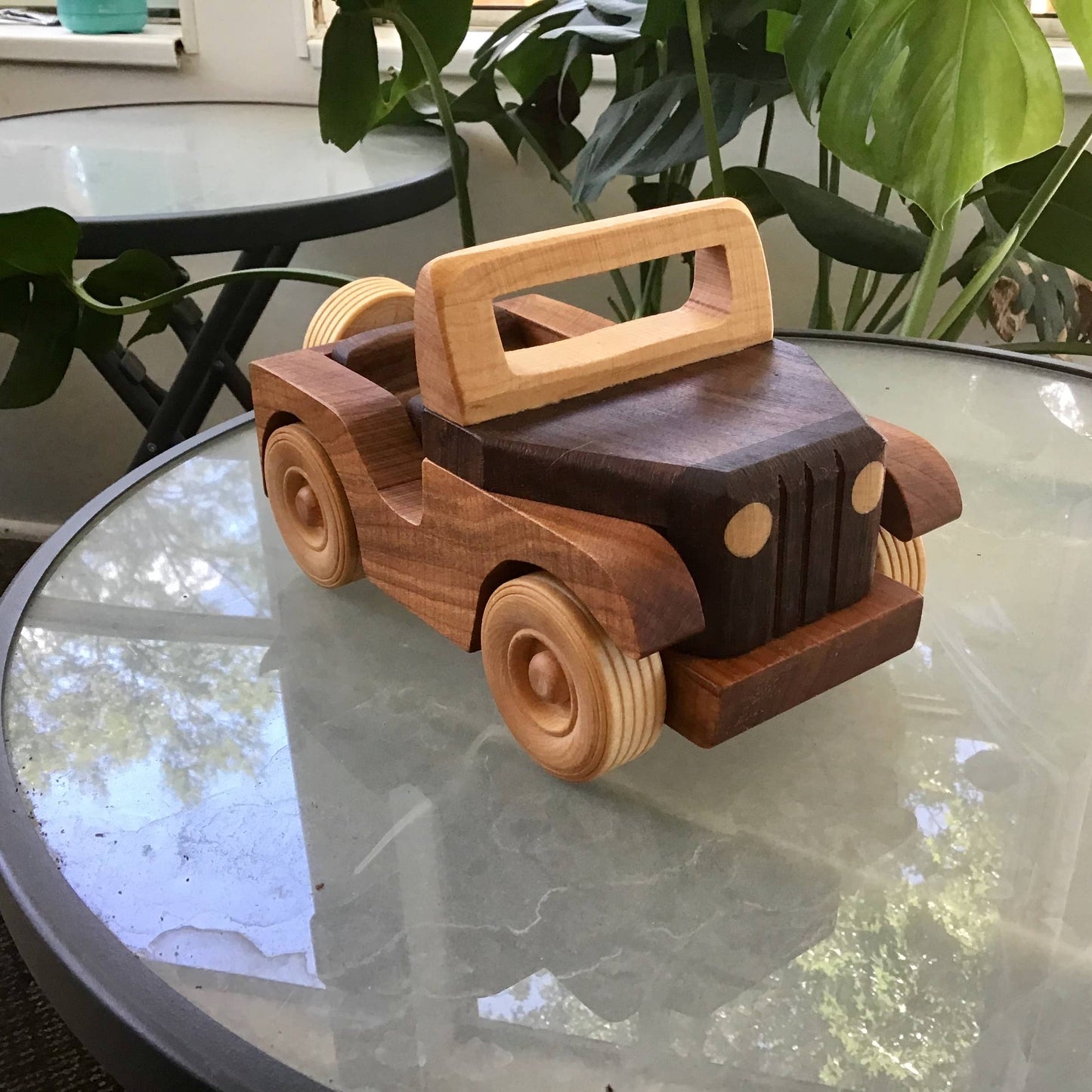 Handmade Wood Jeep