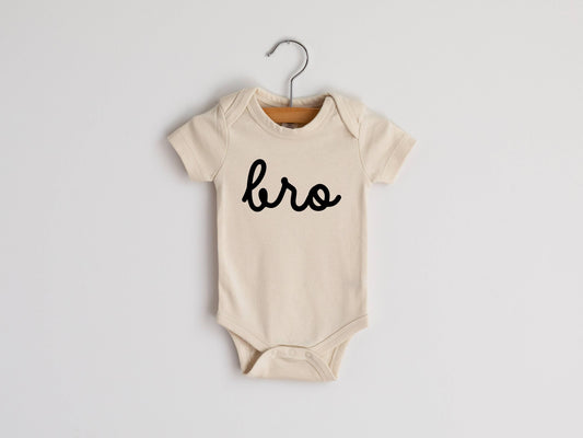 Bro Script Baby Bodysuit