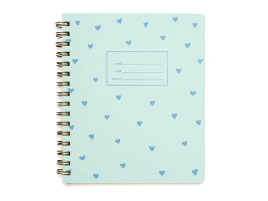 Blue Hearts Notebook