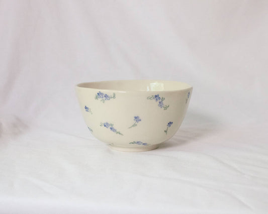 Wild Flowers Ceramic Bowl