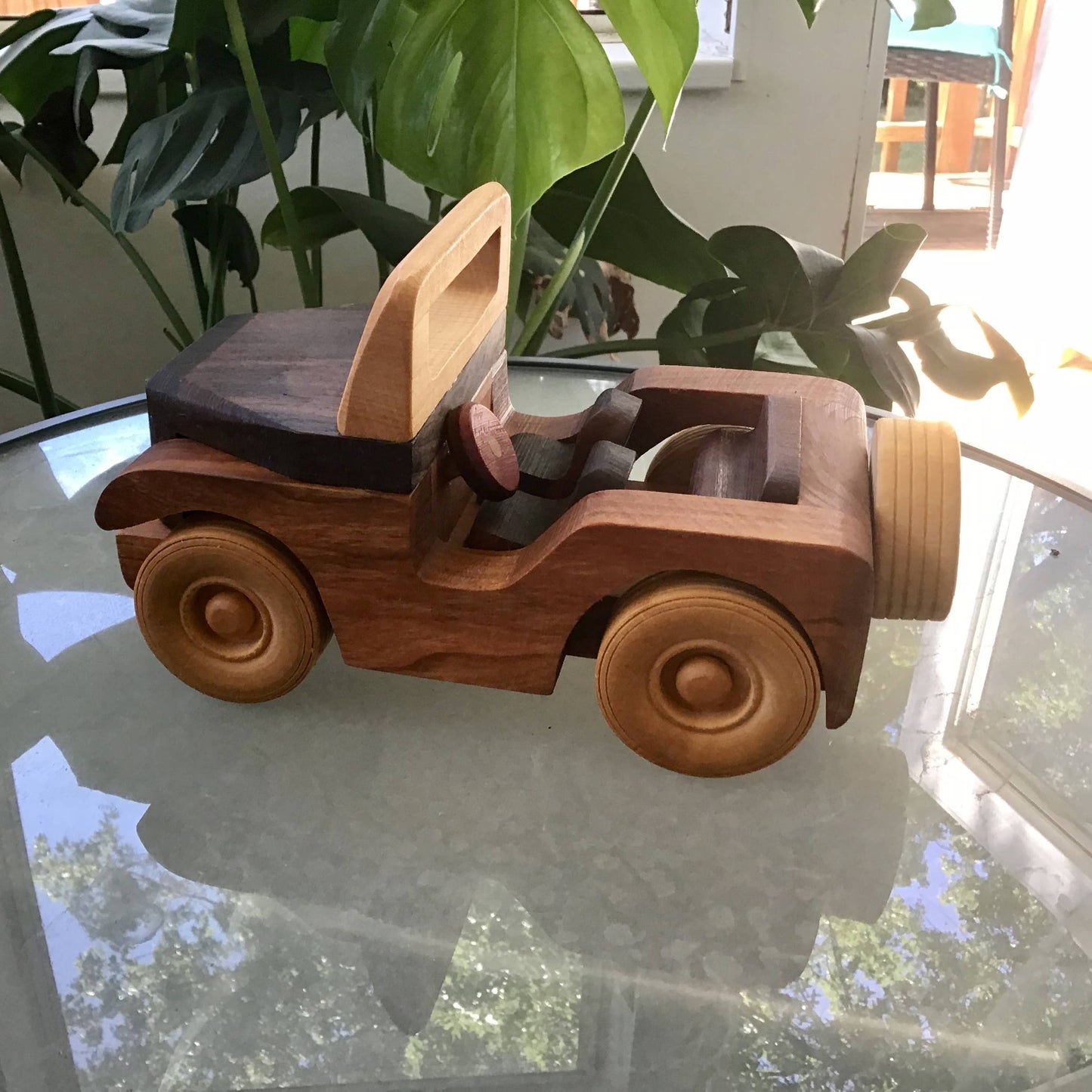 Handmade Wood Jeep